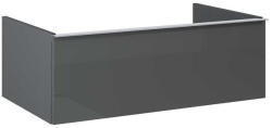 AREZZO design Alsó szekrény, AREZZO design MONTEREY 80 cm-es alsószekrény 1 fiókkal Mf. antracit színben, szifo - mozaikkeramia