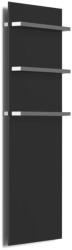 AREZZO design Radiátor, AREZZO design ONYX 3 BLACK MATT elektromos törölközőszárító radiátor