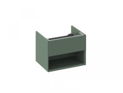 RAVAK Alsó szekrény, Ravak SD Lite 60 fürdőszobai szekrény, grey green X000001858 - mozaikkeramia