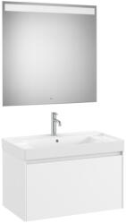 Roca Komplett bútor, Roca Ona A851701509 Unik mosdó+mosdószekrény középső medencével, Eidos tükör, matt - mozaikkeramia