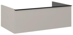 AREZZO design Alsó szekrény, AREZZO design MONTEREY 80 cm-es alsószekrény 1 fiókkal Matt Beige színben, szifonk - mozaikkeramia