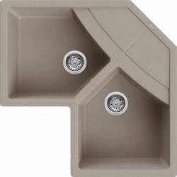 Elleci Mosogatótálca, Elleci Mosogatótálca Unico CORNER sarok G43 tortora