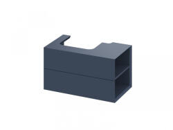 RAVAK Alsó szekrény, Ravak SD Lite 80 fürdőszobai szekrény, deepsea blue, jobbos X000001887 - mozaikkeramia