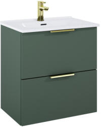 AREZZO design Alsó szekrény, AREZZO design ETNA SZETT 60 matt zöld (2 doboz) - mozaikkeramia