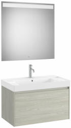 Roca Komplett bútor, Roca Ona A851701512 Unik mosdó+mosdószekrény középső medencével, Eidos tükör, vilá - mozaikkeramia