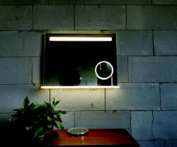 AREZZO design Tükör, AREZZO design LED okos tükör világító polc + kozmetikai tükör 100x80cm - mozaikkeramia
