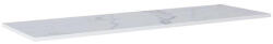 AREZZO design Mosdópult, AREZZO design CALACATTA márvány 160x46 cm mosdópult Matt Fehér színben, 20 mm - mozaikkeramia
