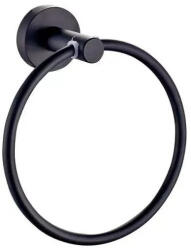Diplon Törölközőtartó, Diplon karika fekete SE02991