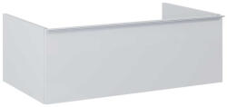 AREZZO design Alsó szekrény, AREZZO design MONTEREY 80 cm-es alsószekrény 1 fiókkal Matt Szürke színben, szifon - mozaikkeramia