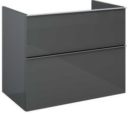 AREZZO design Alsó szekrény, AREZZO design MONTEREY 80 cm-es alsószekrény 2 fiókkal Mf. antracit színben, szifo - mozaikkeramia