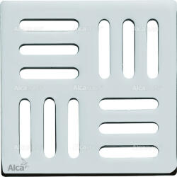Alcadrain Padlóösszefolyó rács, AlcaPlast 102x102 mm MPV001 - mozaikkeramia