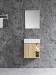 Sanotechnik Komplett fürdőszobabútor, Sanotechnik HT50102 SPRING bútorszett, fautánzat - mozaikkeramia