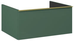 AREZZO design Alsó szekrény, AREZZO design MONTEREY 60 cm-es alsószekrény 1 fiókkal Matt Zöld színben, szifonki - mozaikkeramia