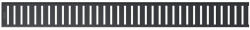 Alcadrain Padlóösszefolyó rács, AlcaPlast Pure Black 1150 mm PURE-1150BLACK