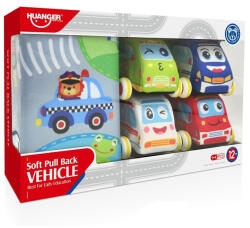 Huanger Játszószőnyeg puha autókkal 4db-os - 38x50 cm