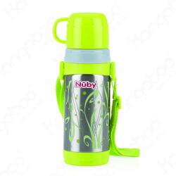 Nuby rozsdamentes acél termosz nyakpánttal - 360ml