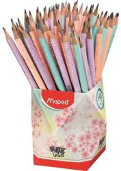 Maped Grafitceruza radírral Black Peps Pastel pasztell színek (IMA851769) (IMA851769)