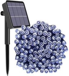 S.M.Power Napelemes fényfüzér, 10 m hosszú, fehér fény - EXOD HQ-B100