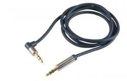 Somogyi Elektronic Home A 51-1M audiókábel, 3, 5mm egyenes sztereó dugó, 3, 5mm pipa sztereó dugó, 1m (A 51-1M)