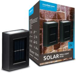 Modee LED Lámpatest Szett 2 Darabos Napelemes Oldalfali Hideg Fehér Kültéri Ip44 Modee