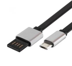 Somogyi Elektronic Home USBF 2 töltőkábel, 2 oldalú, fordítható, USB-A dugó, microUSB-B dugó, 2m, 2, 1A, adatkábel (USBF 2)
