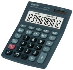 Somogyi Elektronic Btech BC-MS8 asztali számológép, napelemes, nagy kijelző, 12 számjegyű, százalékszámítás, gyökvonás (BC-MS8)