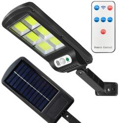 VG Extra Erős Napelemes Reflektor - Mozgásérzékelővel, Távirányítóval, IP67, 96 LED