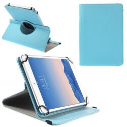 Gigapack Carcasă permanentă, efect piele (universal, FLIP, de masă, rotație 360, dimensiune 9-10") LIGHT BLUE GP-83947 (GP-83947)