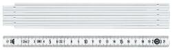 FORTIS - Metru pliabil alb din fag 2m/16mm [4317784787741] (4317784787741) - constructii-mag Vinclu