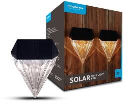 Modee LED Lámpatest Szett 2 Darabos Napelemes Oldalfali Meleg Fehér Kültéri Ip44 Modee Ws127