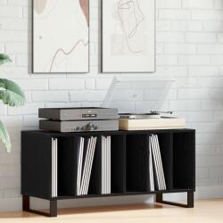 vidaXL Шкаф за грамофонни плочи Черния дъб 100 x 38 x 48 см (862907)