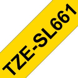 Brother Eredeti TZe-SL661 önlamináló, kábeljelölő szalag - Sárga alapon fekete, 36mm széles (TZESL661) (TZESL661)
