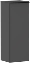 Hansgrohe Xelu Q ajtós szekrény 106, 5x40x35 cm baloldali ajtópánt, matt fekete fogantyú/matt szürke gyémánt 54128670 (54128670)