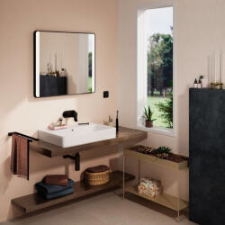 Hansgrohe Xanuia Q Mosdótál 700x480 csapfurat nélkül túlfolyóval, fehér 60249450 (60249450)