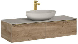 AREZZO design Monterey 120 alsószekrény két fiókkal, canela tölgy AR-169470 (AR-169470)