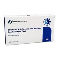 Safecare Test Rapid Combo 3 in 1 Covid 19 + Gripa A/B, 1 bucata, Safecare