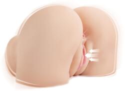 Pipedream - PDX Elite Masturbator Cu Vibratii 2-in-1 Vagin + Anus Back That Ass Up Automatic Mega Masturbator