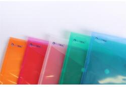 BLUERING Irattartó tasak A5, PP patentos Bluering® transzparens kék (5999093852571) - irodaitermekek