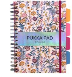 Pukka Pad Spirálos Jegyzetfüzet B5 vonalas Pukka Pad 100 lap Bloom (5032608094964)