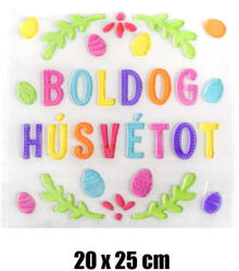 IRIS ablakzselé boldog húsvétot 20 x 25cm (312828) - haztartasibolt
