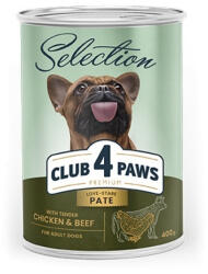 Kormotech Club 4 Paws Selection Adult - Pate cu pui si vita - 400g - shop4pet
