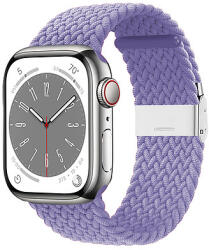 Crong Wave Band - Fonott szíj Apple Watchhoz 38/40/41/42 mm lila (CRG-40WAV-PRP)
