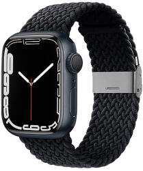 Crong Wave Band - Fonott szíj Apple Watchhoz 44/45/46/49 mm grafit (CRG-44WAV-CRL)