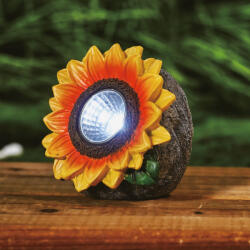 Garden of Eden Szolár napraforgó - 2 fehér LED - 5 x 8 x 8, 6 cm