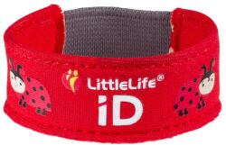 LittleLife iD Strap ID biztonsági gyermek karperec Katicabogár 8 x 2, 2 cm
