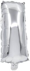 Procos Betű formájú fólia lufi ezüst színben - I betű 32cm (91258)