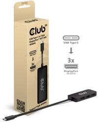 Club 3D USB Hub - CSV-1553 (3.2 USB-C with DP Alt-Mode to 3xDisplayPort, 4k60Hz) (CSV-1553)