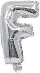 Procos Betű formájú fólia lufi ezüst színben - F betű 32cm (91255)