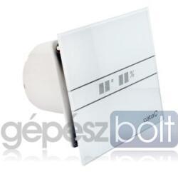 CATA E-100MTH ventilátor metakrilát előlappal, utószellőztető és páraérzékelő funkcióval, fehér (00900203)