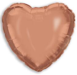 Procos Szív alakú fólia lufi - rose gold 46cm (92455)